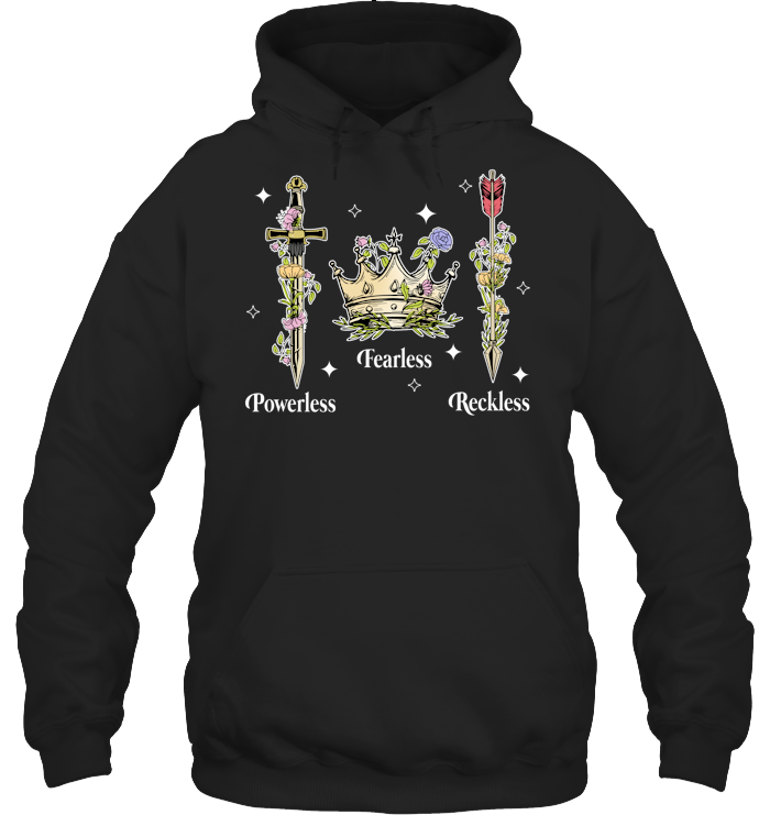Powerless Bookish Shirt - ECOLD120 (Black)