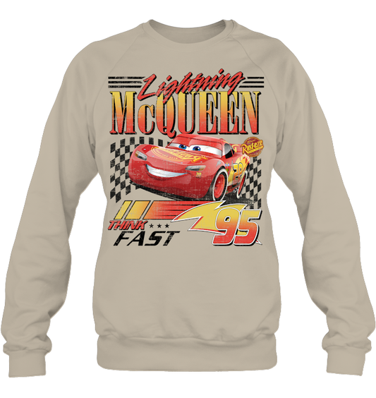 Vintage Lightning Mcqueen Shirt - EVYTT276 (White Shirt)