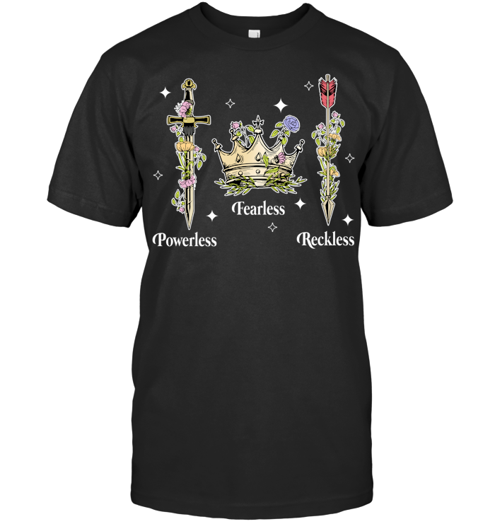 Powerless Bookish Shirt - ECOLD120 (Black)