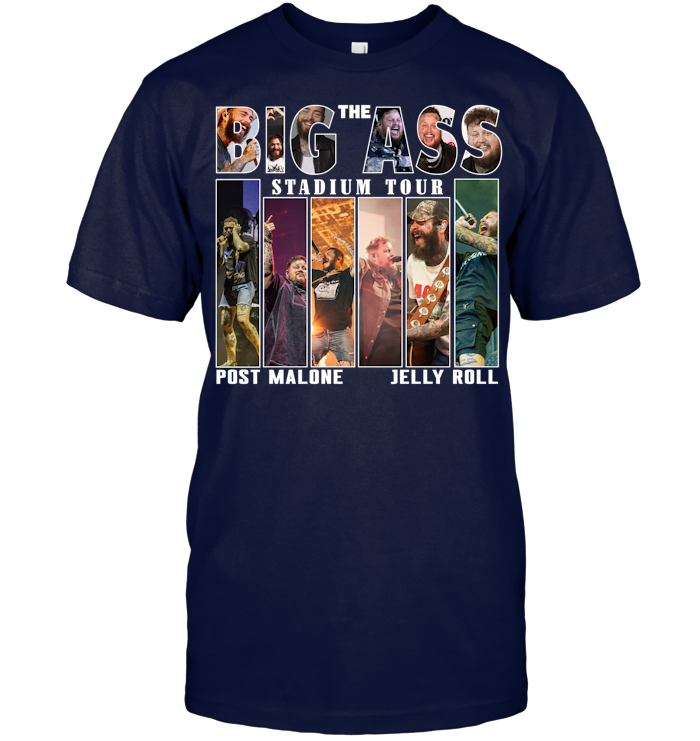 Post Malone Jelly Roll Shirt - ECOLD204 (Black Shirt)