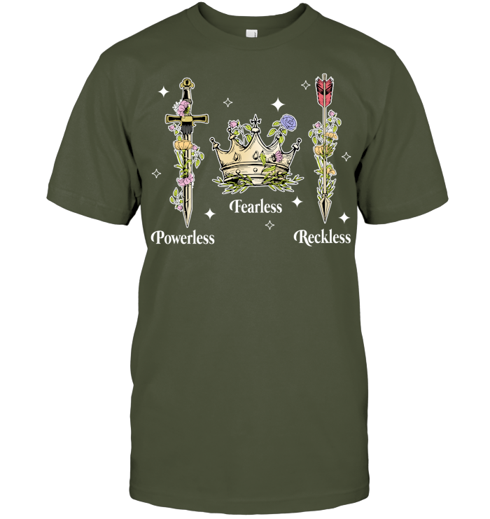Powerless Bookish Shirt - ECOLD120 (Black)