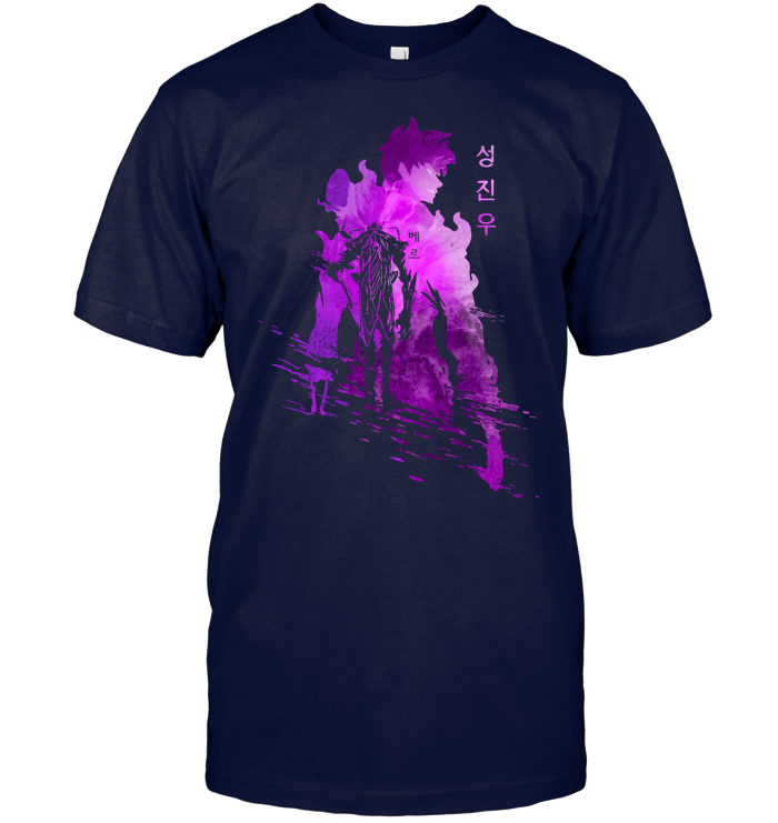 Solo Leveling Sung Jinwoo Shirt - ECOTR4061 (Black Shirt)