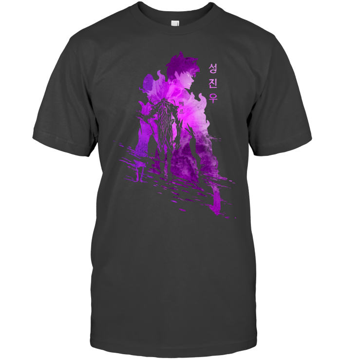 Solo Leveling Sung Jinwoo Shirt - ECOTR4061 (Black Shirt)