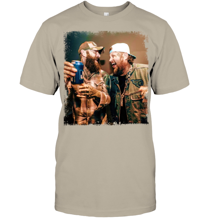 Post Malone Jelly Roll Concert Tour Shirt - ECOLD196 (White Shirt) copy